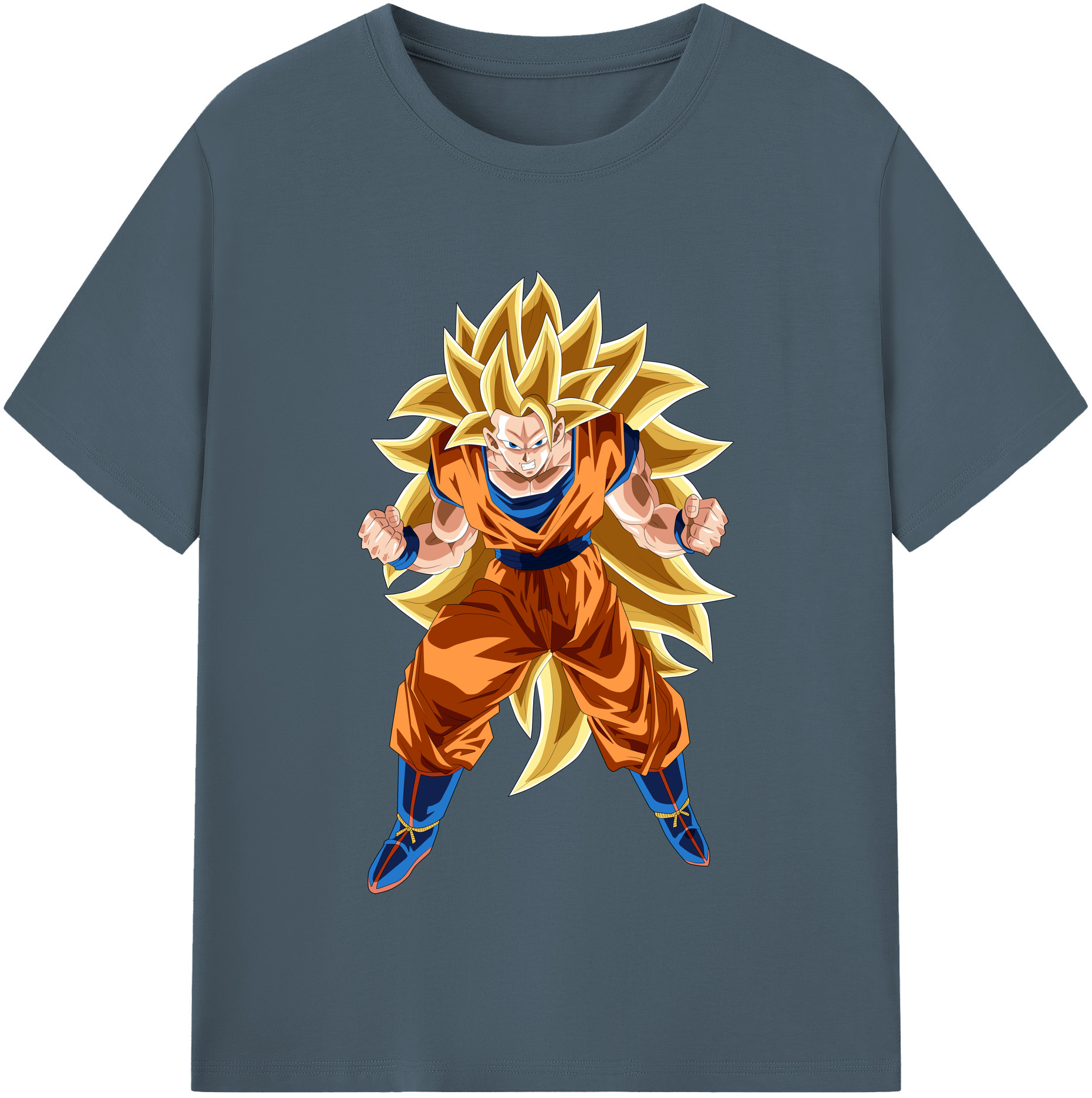 （画像用） ドラゴンボール 孫悟空（そん ごくう）Son Goku カカロット DRAGON BALL Kakarotto 綿100％半袖Tシャツ（フロントプリント）